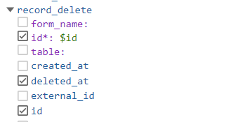 Building a record_delete mutation in explorer
